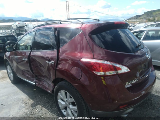 Продажа на аукционе авто 2012 Nissan Murano Sl, vin: JN8AZ1MU2CW118005, номер лота: 38851227