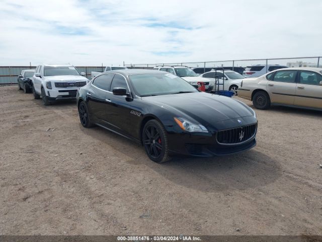 2014 Maserati Quattroporte Gts მანქანა იყიდება აუქციონზე, vin: ZAM56PPA0E1080408, აუქციონის ნომერი: 38851476