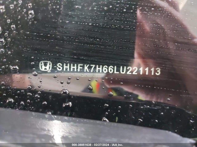 Honda CIVIC EX 2020 SHHFK7H66LU221113 Image 9