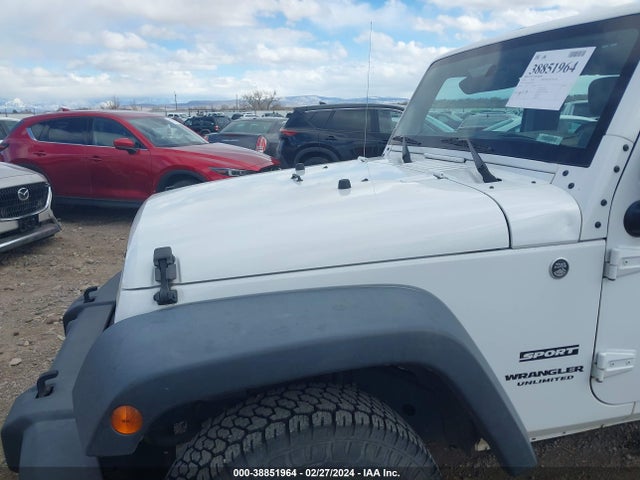2013 JEEP WRANGLER UNLIMITED SPORT VIN: 1C4BJWDG6DL676957