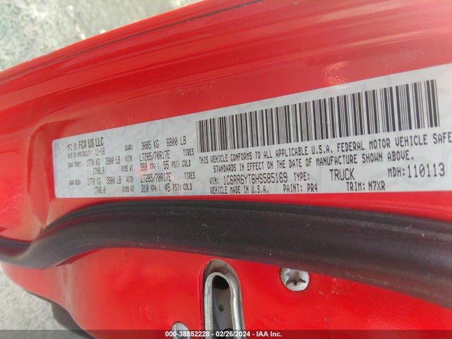 RAM 1500 Rebel  4x2 5'7 Box 2017 1C6RR6YT6HS585169 Image 9