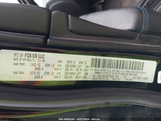 1C4RJFAG1KC577429 Jeep Grand Cherokee Upland 4x4