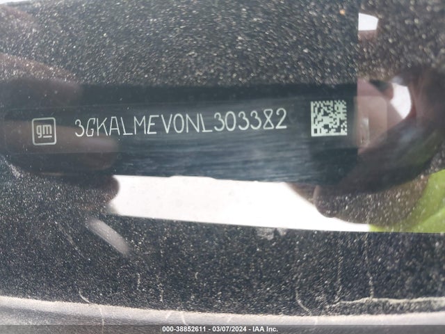 3GKALMEV0NL303382 GMC Terrain Fwd Sle