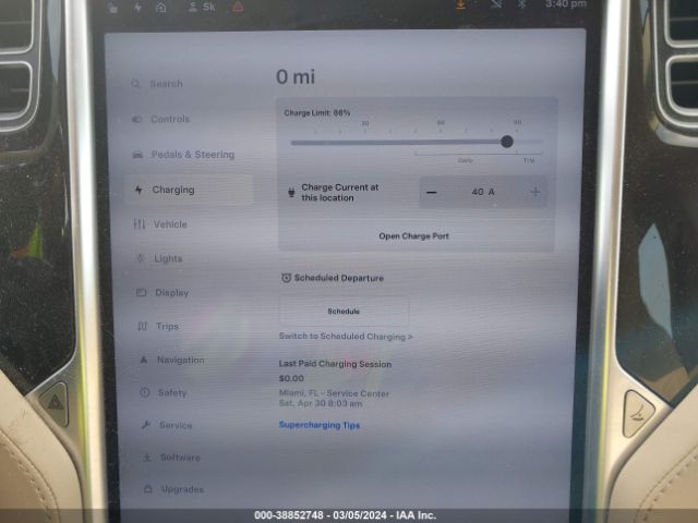 5YJSA1S18EFP38042 Tesla MODEL S