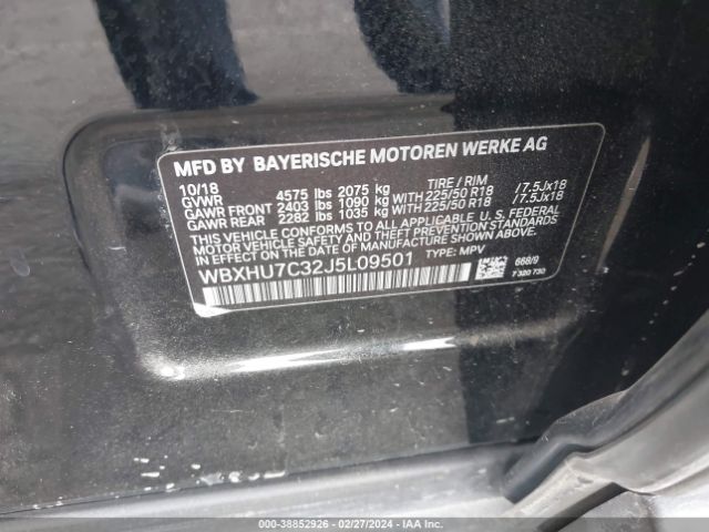 WBXHU7C32J5L09501 BMW X1 Sdrive28i