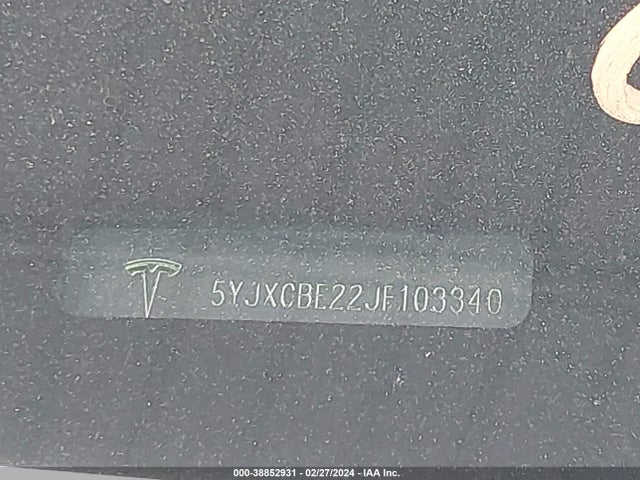 5YJXCBE22JF103340 Tesla Model X 100d/75d/p100d