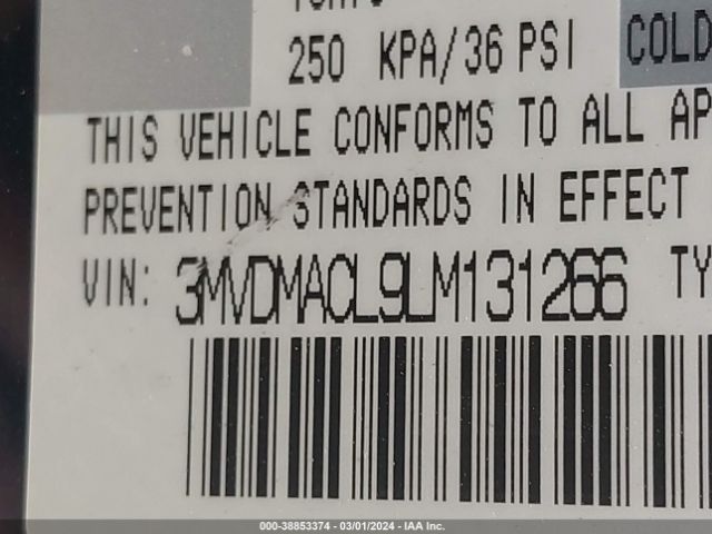3MVDMACL9LM131266 Mazda Cx-30 Select Package