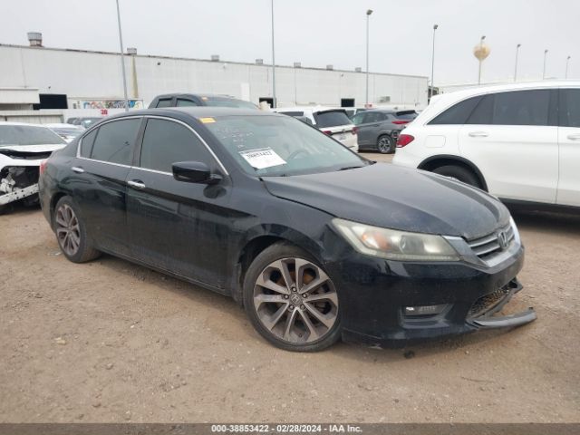 Продажа на аукционе авто 2014 Honda Accord Sport, vin: 1HGCR2F53EA004581, номер лота: 38853422