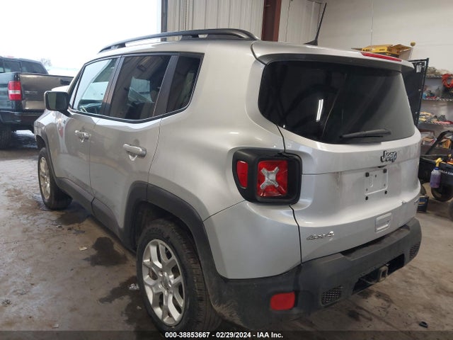 2018 Jeep Renegade Latitude 4x4 მანქანა იყიდება აუქციონზე, vin: ZACCJBBB0JPH13030, აუქციონის ნომერი: 38853667