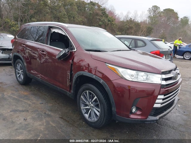 Toyota Highlander Xle 2019 5TDKZRFHXKS305909 Image 1