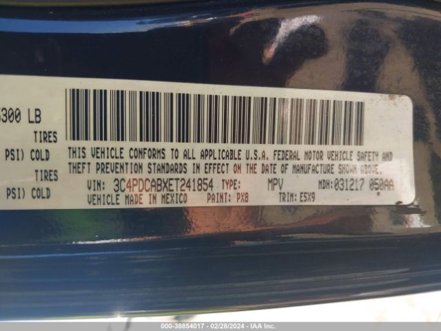 3C4PDCABXET241854 Dodge Journey American Value Pkg