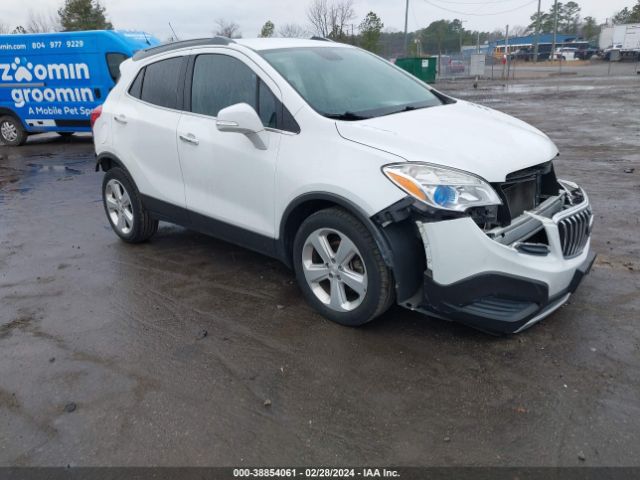 2016 Buick Encore მანქანა იყიდება აუქციონზე, vin: KL4CJASB6GB700368, აუქციონის ნომერი: 38854061