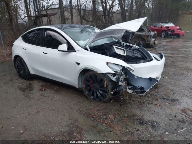 Продажа на аукционе авто 2022 Tesla Model Y Performance Dual Motor All-wheel Drive, vin: 7SAYGDEF4NF501097, номер лота: 38854357