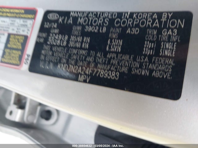 KIA Soul 2015 KNDJN2A24F7789383 Image 9