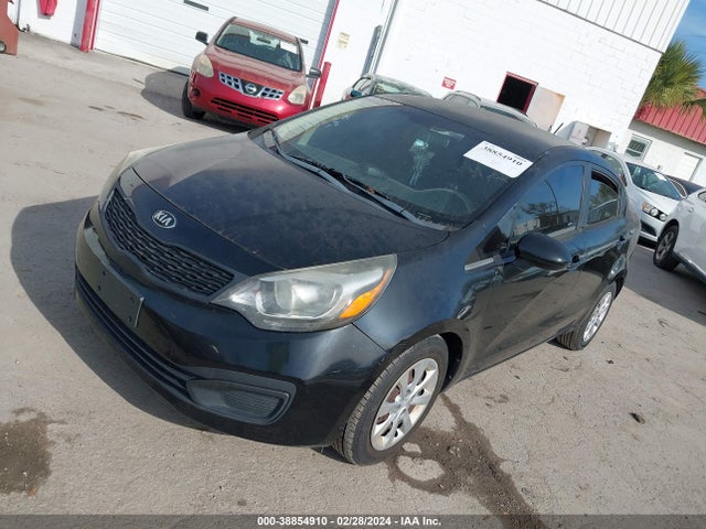 KIA RIO LX 2014 KNADM4A34E6372626 Image 2
