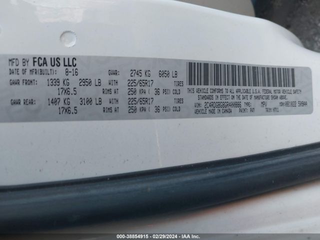2C4RDGBG8GR400886 Dodge Grand Caravan American Value Pkg