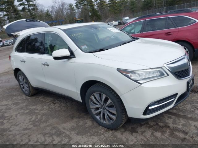 Aukcja sprzedaży 2015 Acura Mdx Technology Package, vin: 5FRYD4H47FB005842, numer aukcji: 38855018