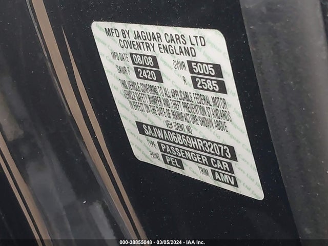 2009 JAGUAR XF SAJWA06B69HR32073 Photo 8