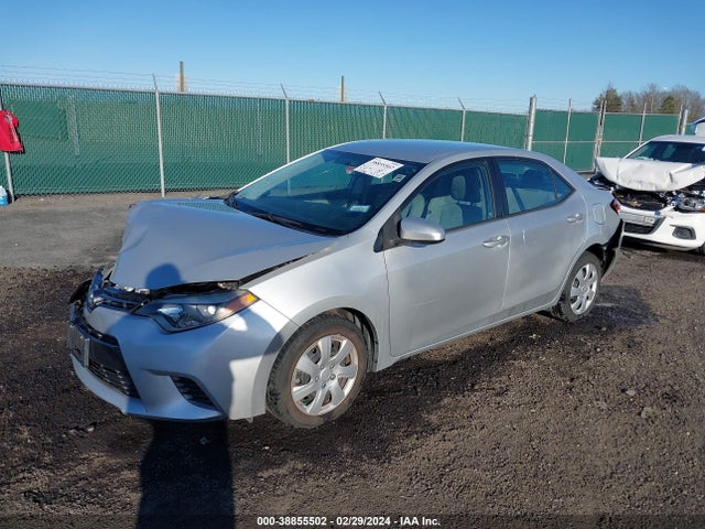 2016 TOYOTA COROLLA LE VIN: 2T1BURHE3GC707837
