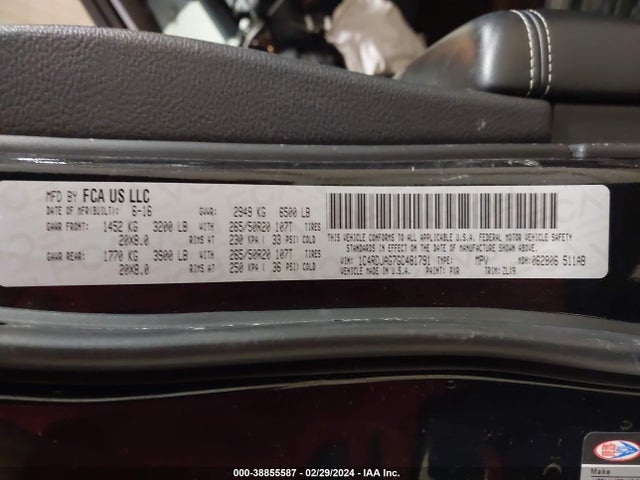 Dodge Durango Sxt 2016 1C4RDJAG7GC481791 Image 9