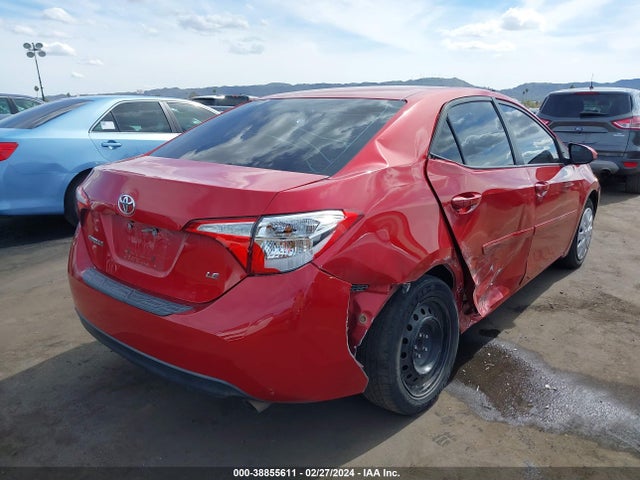 Toyota COROLLA LE 2016 2T1BURHE9GC574579 Image 4