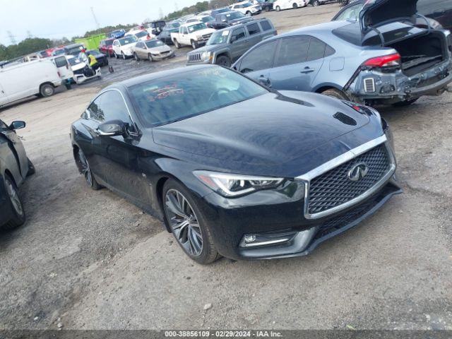 38856109 :رقم المزاد ، JN1EV7EK8JM343257 vin ، 2018 Infiniti Q60 3.0t Luxe مزاد بيع