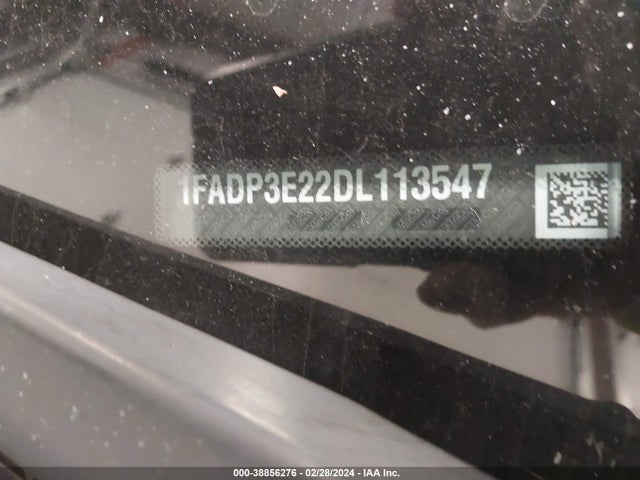 2013 FORD FOCUS S VIN: 1FADP3E22DL113547
