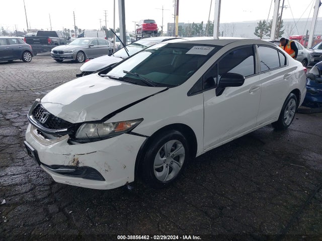 Honda Civic Lx 2014 19XFB2F5XEE221820 Image 2
