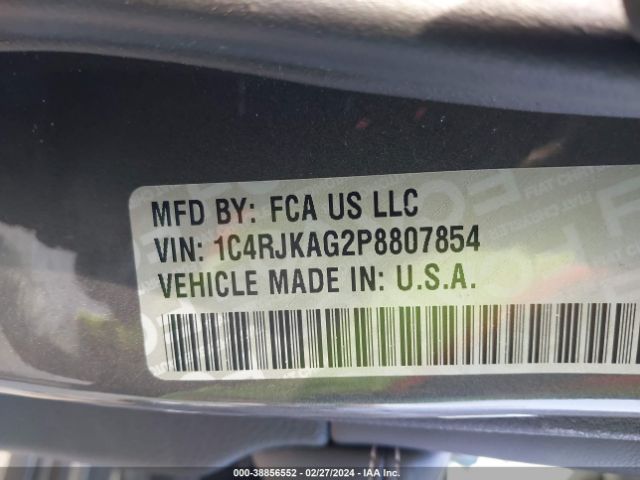 1C4RJKAG2P8807854 Jeep Grand Cherokee L Laredo 4x4