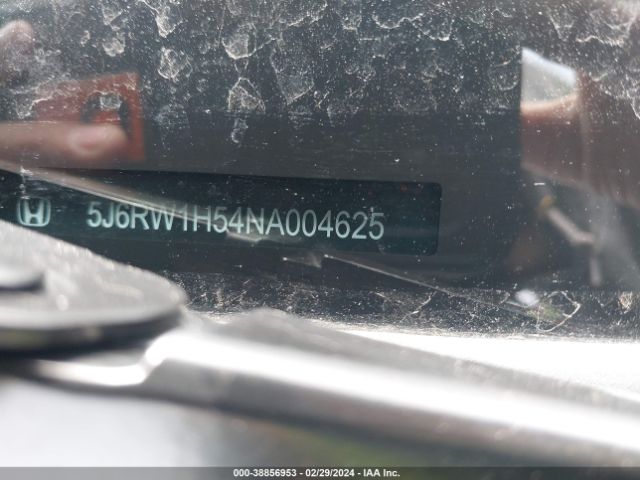 5J6RW1H54NA004625 Honda Cr-v 2wd Ex