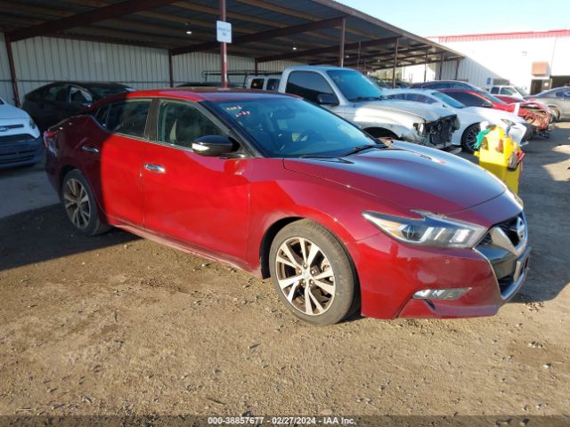 Auction sale of the 2018 Nissan Maxima 3.5 Sv, vin: 1N4AA6AP6JC381083, lot number: 38857677