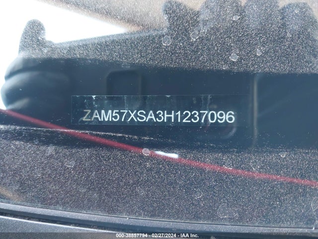 ZAM57XSA3H1237096 Maserati Ghibli
