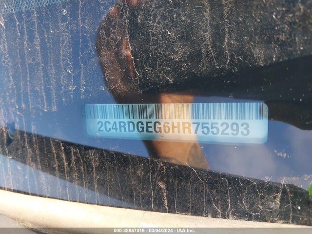 Dodge Grand Caravan Gt 2017 2C4RDGEG6HR755293 Image 9
