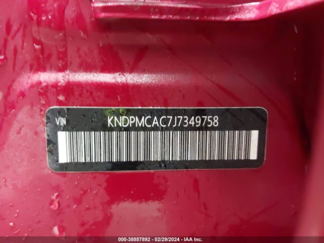 KNDPMCAC7J7349758 KIA Sportage Lx