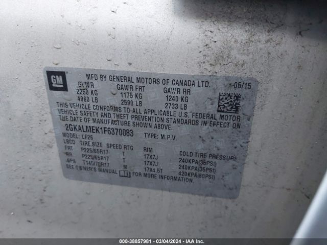 2GKALMEK1F6370083 GMC Terrain Sle-1