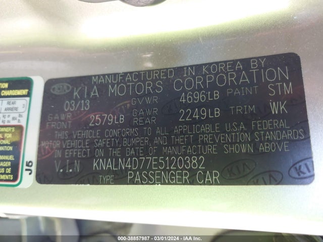 KIA Cadenza Premium 2014 KNALN4D77E5120382 Image 9