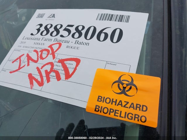 Nissan ROGUE S/SV 2019 KNMAT2MV5KP500274 Image 15