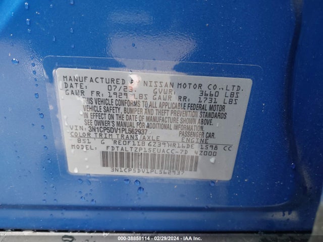 Nissan Kicks Sr Xtronic Cvt 2023 3N1CP5DV1PL562937 Image 9