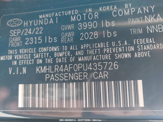 Hyundai Elantra N Line 2023 KMHLR4AF0PU435726 Image 9