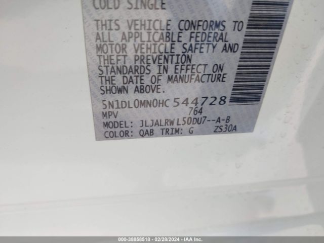 5N1DL0MN0HC544728 Infiniti QX60