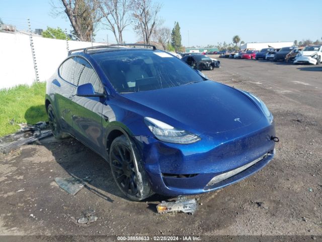 Продаж на аукціоні авто 2022 Tesla Model Y Long Range Dual Motor All-wheel Drive, vin: 7SAYGDEE7NF411465, номер лоту: 38858633