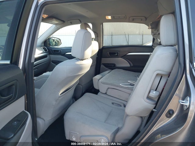 Toyota Highlander Le 2017 5TDBZRFH7HS374520 Image 8