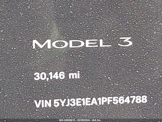 Tesla Model 3 Rear-wheel Drive 2023 5YJ3E1EA1PF564788 Image 14