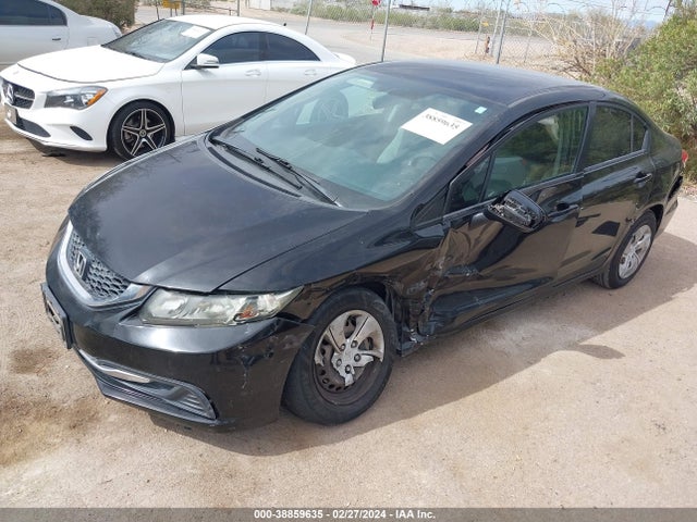 Honda Civic Lx 2014 19XFB2F52EE239583 Image 2