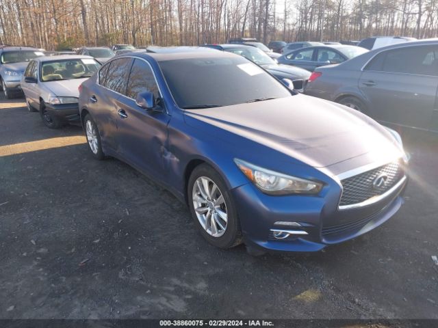 Auction sale of the 2017 Infiniti Q50 3.0t Premium, vin: JN1EV7AR5HM834222, lot number: 38860075