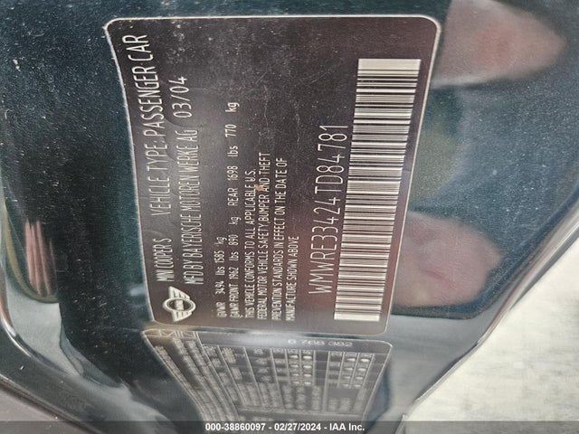2004 MINI COOPER S WMWRE33424TD84781 Photo 8