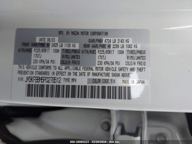 Mazda Cx-5 2.5 S Select 2023 JM3KFBBM5P0278512 Image 9