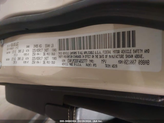 Jeep Cherokee Latitude 2015 1C4PJMCB3FW652777 Image 9