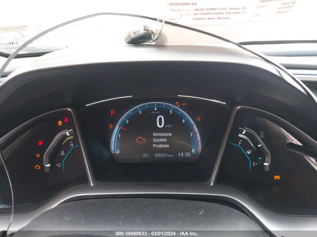 Honda CIVIC EX 2020 19XFC1F38LE010540 Image 7