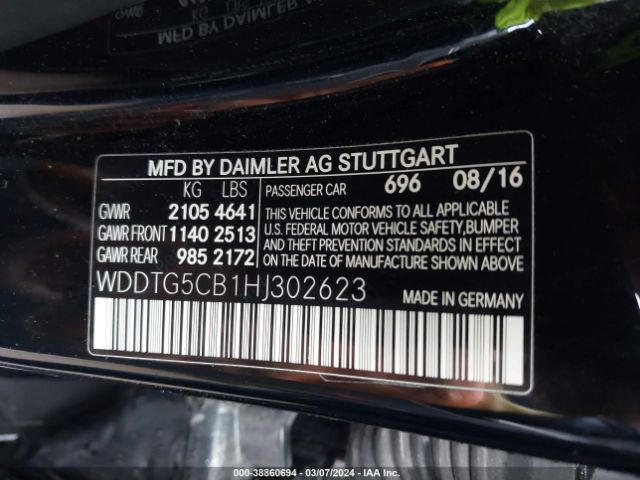 WDDTG5CB1HJ302623 Mercedes-Benz Amg Gla 45 4matic